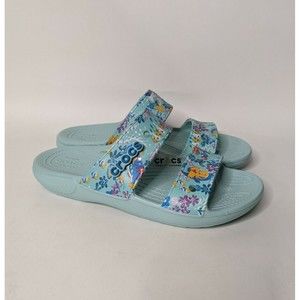 Little Mermaid Croc Sandals Womens Vera Bradley Size 9  NEW